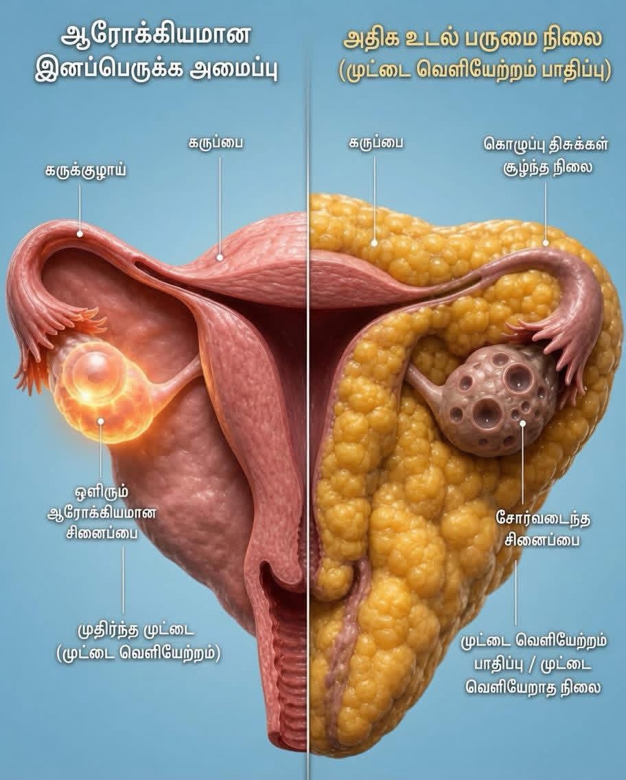 PCOS என்றால் என்ன? சினைப்பை நீர்க்கட்டி அறிகுறிகள் மற்றும் தீர்வுகள்